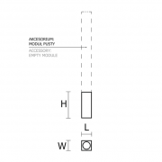 Lampe suspendue LED cubique