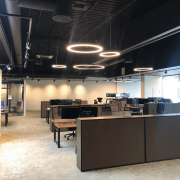 Luminaire suspendu Anneau LED géométrique