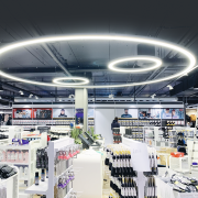 Luminaire suspendu Anneau LED géométrique