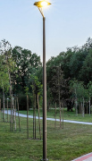 Lanterne de parc LED Mona mât aluminium 4m graphite