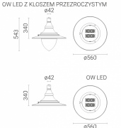 Lanterne de parc LED Bella mât aluminium 6 m noir