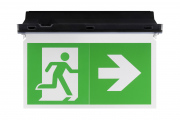 Luminaire de secours V350-400 LED (8-10W) noir