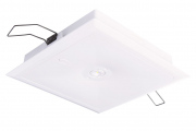 Luminaire de secours LED carré pour batterie centrale