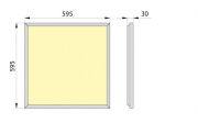 Luminaire encastré Orsa Plus 60 50W