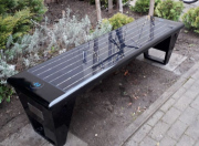 Banc EC3 USB / Banc solaire LED / 1700 x 450 x 450 mm