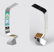  Electriquo Banc EC6 USB / Banc solaire LED / 650 x 550 x 2360 mm