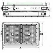 Projecteur LED Trappis 500W IP66