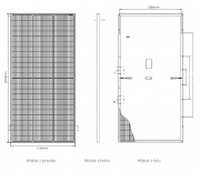 Panneau solaire Jinko JKM 530-550W Tiger Pro