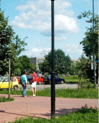 Słup stalowy parkowy M1