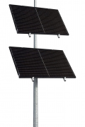  Electriquo Kit d'alimentation solaire double hors réseau pour caméras de vidéosurveillance