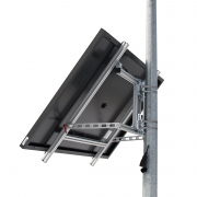 Kit d'alimentation solaire double hors réseau pour caméras de vidéosurveillance