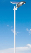 Lampadaire solaire Virgin 100 LED avec poteau de 3 m et fondation