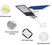 Lampadaire solaire LED Virgin Wall + télécommande