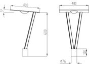 Lampadaire LED moderne 30W/50W/85W V3 IP65