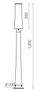 Colonne lumineuse LED DAMA II