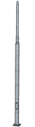  Electriquo Poteau rond en acier 6-10 m