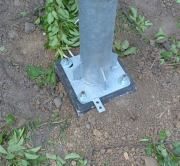Poteau rond en acier 6-10 m