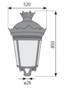 Luminaire décoratif V1 BA LED IP66 IK08