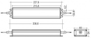 Alimentation à tension constante Convertisseur TALEXX LCU 100W 8/12/24V extérieur IP67