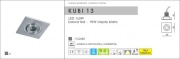 Luminaire de plafond Kubi 13
