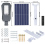 Lampadaire solaire Virgin 100 LED avec poteau de 4 m et fondation