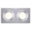 Nouveau downlight Tria II Gu10, rectangulaire, aluminium brossé
