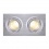 Nouveau downlight Tria II Gu10, rectangulaire, aluminium brossé