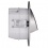 Lampe RUBI PT 230 V AC en aluminium couleur blanc froid