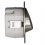 Lampe RUBI PT 230 V AC en acier inoxydable couleur blanc froid