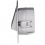 NAVI PT 230V AC aluminium couleur lumière blanc chaud