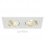 Nouveau pilote LED Tria II Dl blanc mat 2x6 W 38° 2700 K à ressort