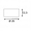 Spot LED de surface 1800 lm, rond, blanc, 48 LED, 3000 K