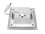 Spot LED encastré CMS Finity 6 W 3 000 K