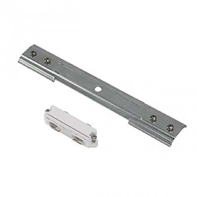 Coupleur longitudinal pour rail haute tension monophasé blanc