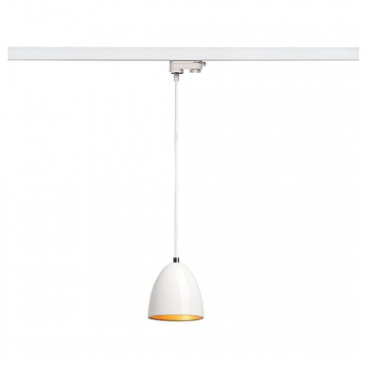 Adaptateur triphasé blanc/doré pour ampoules Gu10, paire de cônes 14