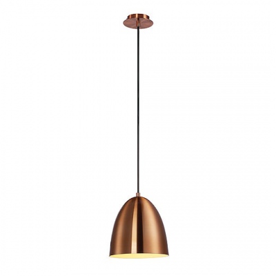 Paire de suspensions rondes Cone 20 en cuivre mat/brossé E27 Max 60 W