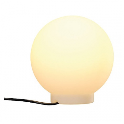 Lampe d'extérieur Rotoball Floor 25, blanche, E27