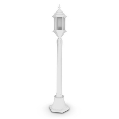 Lampadaire de jardin sur pied NOVA 500, max. 60 W, blanc