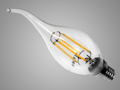 Ampoule LED à filament B Ca35 E14 4 W 2 200 K