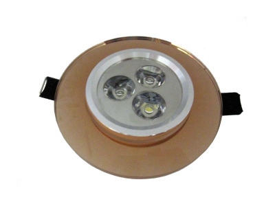 Downlight LED Power Drift Coffee 3 x 1 W, blanc chaud