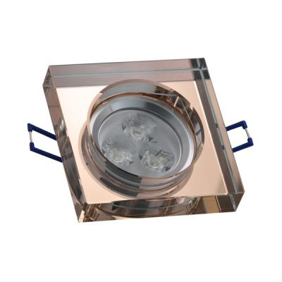 Downlight LED Power Clipper Marron 3 x 1 W Blanc Lumière du jour