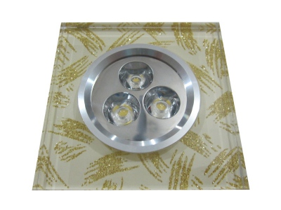 Downlight LED Power Hybris 3 x 1 W Blanc chaud