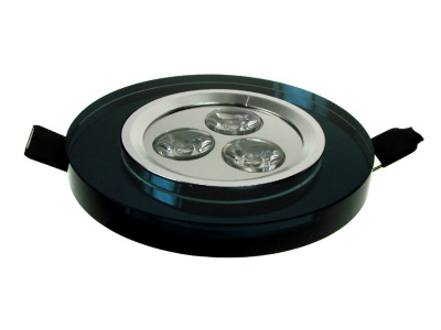 Downlight LED Power Avon Graphite 3*1w Blanc froid