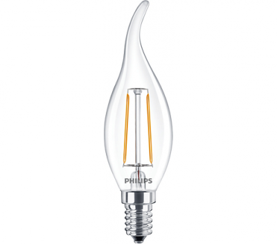 Bougie LED CLA ND 2-25 W BA35 E14 827 CL