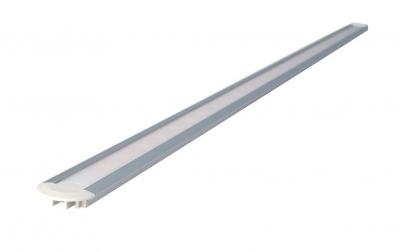 Profilé aluminium type A avec bande LED 3528-60pcs/m couleur : froid, longueur = 76 cm, largeur 22 mm, profondeur 5 mm