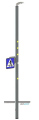 Passage piéton interactif et sécurisé WalkPole 6m version enterrée