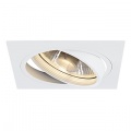 NEW TRIA I ES111 Downlight, carré, blanc mat