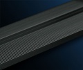 Profil LED Anode noire pour nez de marche