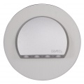 Lampe RUBI PT 230 V AC en aluminium couleur blanc froid