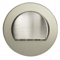 Lampe RUBI PT 230 V AC en acier inoxydable couleur blanc froid